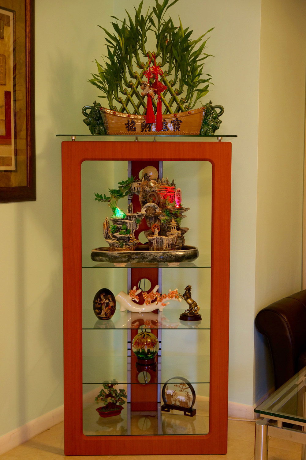 Foot massage session